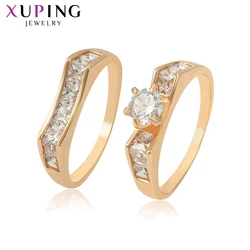 Xuping Jewelry Romantic Lovely Couple Ring for Women Exquisite or Vintage Engagement Simple Gifts 16206