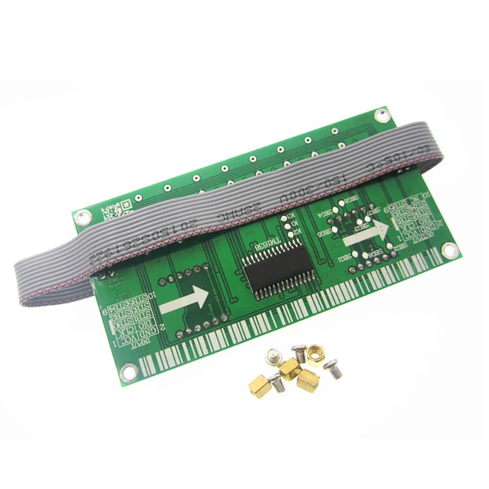 5pcs JY-LKM1638, F71A 8* Digital Tube + 8* Key + 8* Double Color LED Module TM1638 Can be Cascaded Replace Integrated Circuits