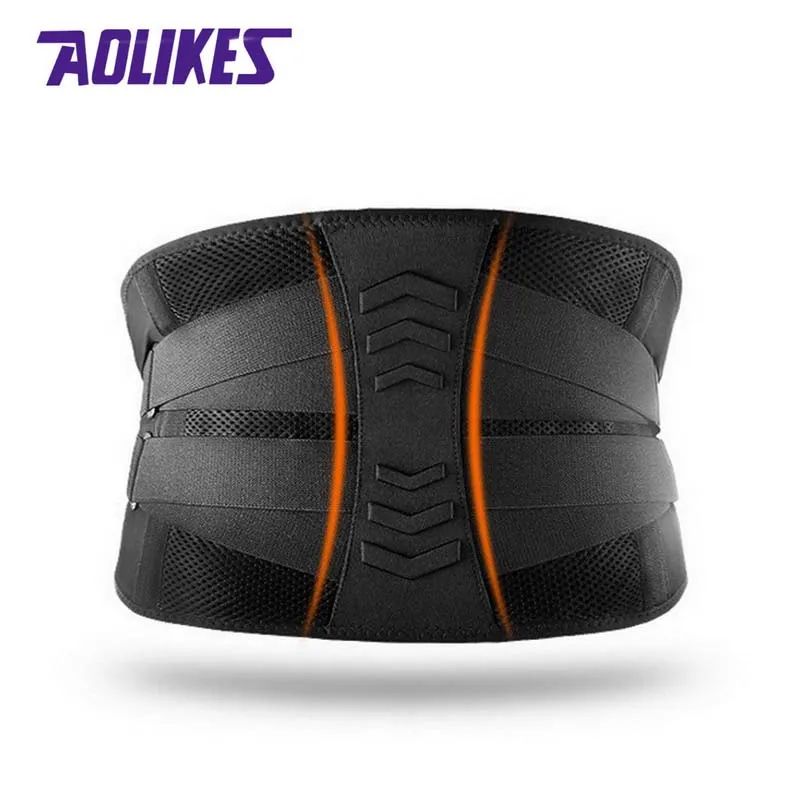 AOLIKES Lenden Unterstützung Taille Zurück Strap Kompression Quellen Unterstützung Für Männer Frauen Bodybuilding Gym Fitness Gürtel Sport Hüftgürtel