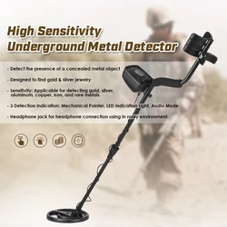 Professional Metal Detector Underground Gold All Finder treasure Digger Kit Hunter Long Range Gem Mining Detecting Mine Scanner