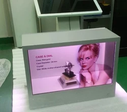 Écran LCD tactile transparent pour ordinateur, 22 32 42 47 55 65 85 pouces, écran d'affichage publicitaire interactif