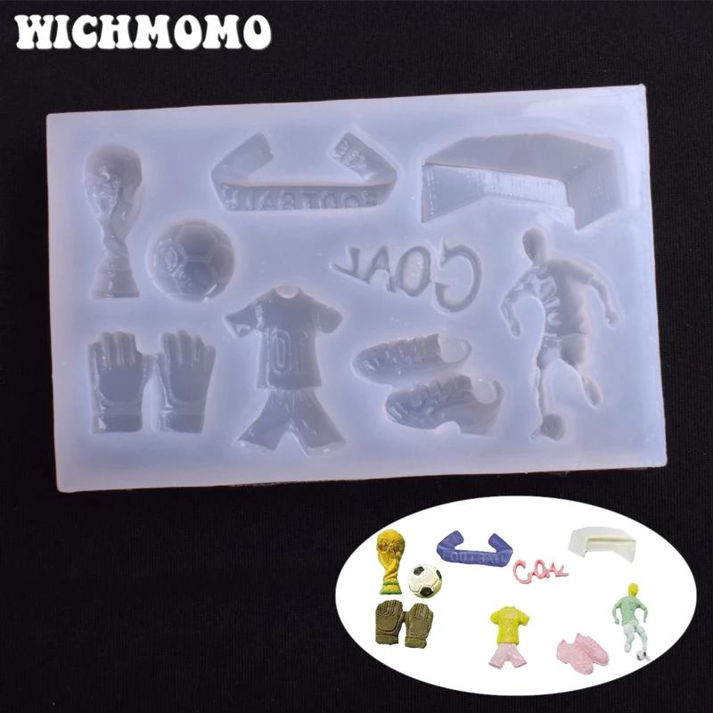 2021 New 1PCS Sports Characters Charms Craft DIY UV Resin Liquid Silicone Molds for Earring Necklace Decorations Making Jewelry