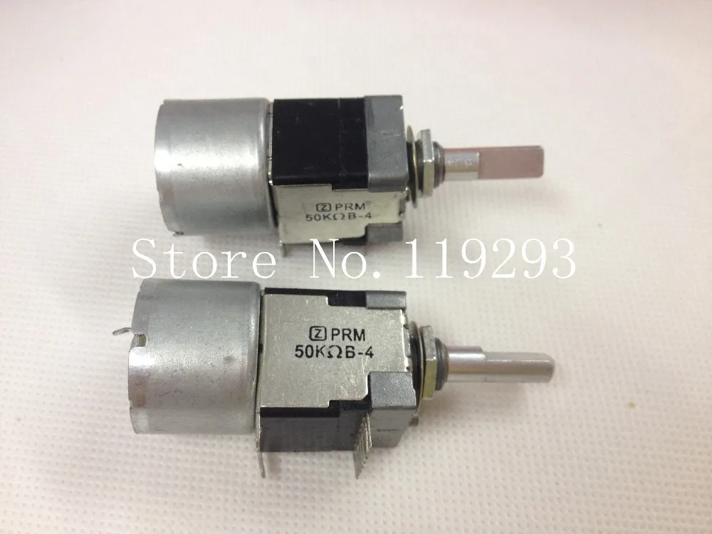 [BELLA] PRM Motor potentiometer 8-pin single row sound volume potentiometer potentiometer B10K B50K B100K 25mm D Axle--10pcs/lot