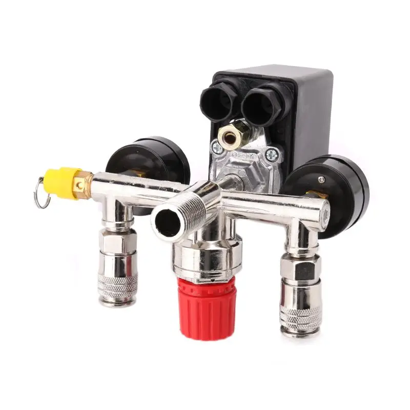 

Air Compressor Pressure Control Switch for Valve 0.5-1.25MPa With Manifold Regul