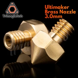 Trianglelab-boquilla de latón Ultimaker para impresoras 3D, filamento de 2,85/3,0 MM, j-head UM2 Ultimaker 2 heatblock