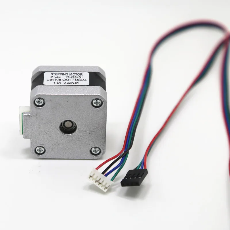 17HS3401 17HS4401 Two Phase Hybrid 42mm Stepping Motor 1.6A 0.32N.M 0.42N.M Stepper Motor For 3D Printer