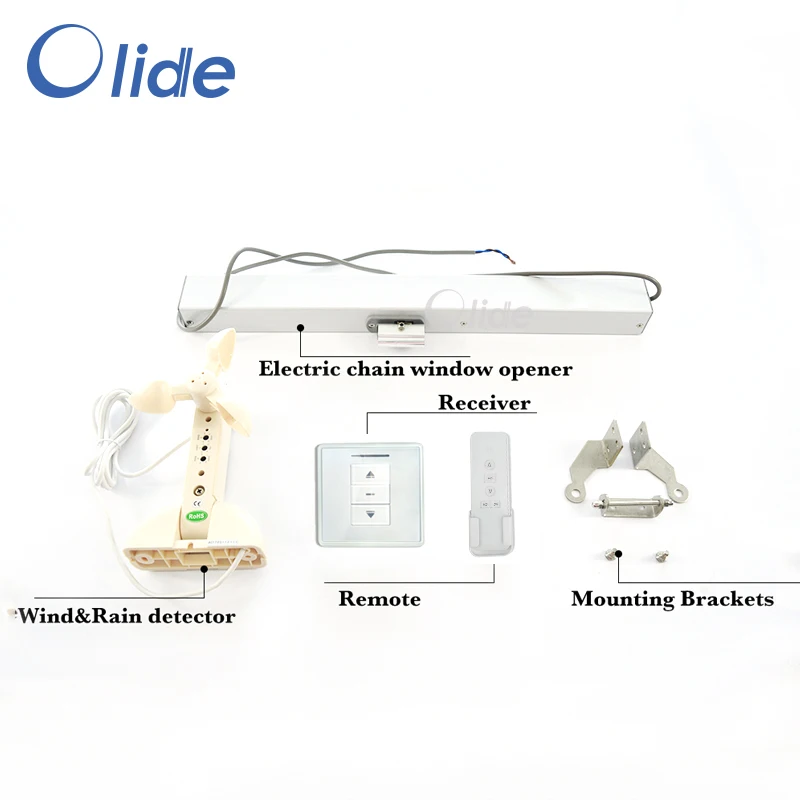 

Automatic Window Opener With Rain and Wind Sensor,24V DC Power