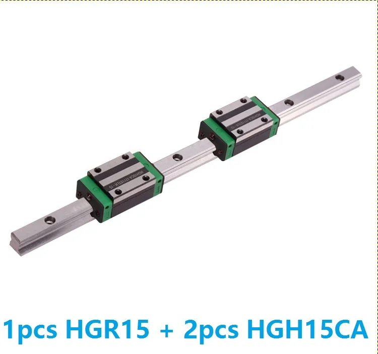 

1pcs Linear Guide Rail HGR15 1000MM/1100mm/1200mm/1300mm/1400mm/1500mm And 2pcs HGH15CA Linear Blocks CNC Router Parts