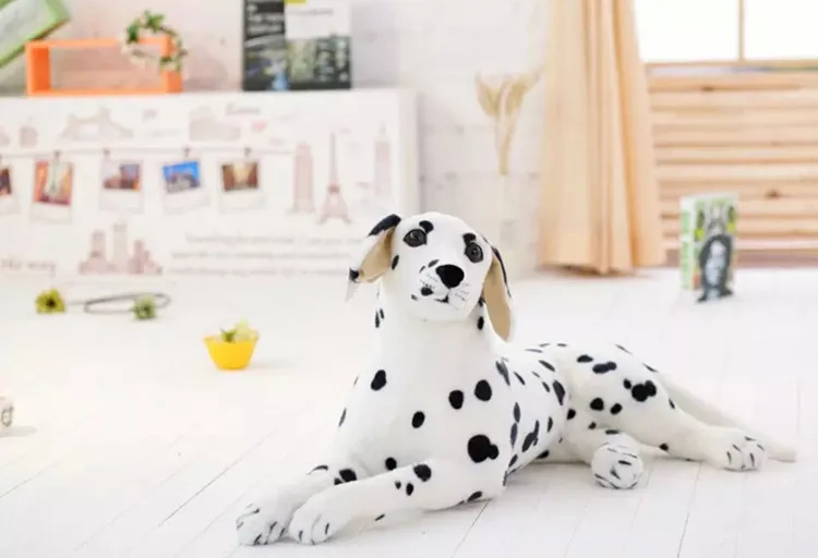 

,stuffed toy 45cm prone dalmatian dog plush toy lying dog birthday gift b0904