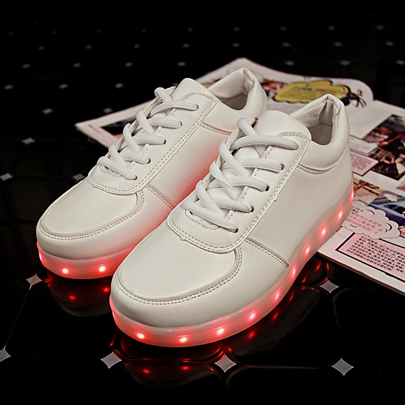 RayZing LED SHOES FOR couple Casual Shoes LED Glow Men Unisex USB Rechargeable LED Light UP Shoes for Adults LED Shoes