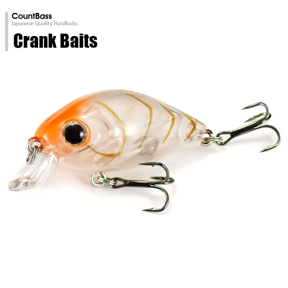 Countbass Kurbelköder schwimmend 43 mm 1-11/16 Zoll 7 g 1/4 oz. Dive 1m 3' Kunststoff-Hartköder, Angelköder-Wobbler – Detail 3