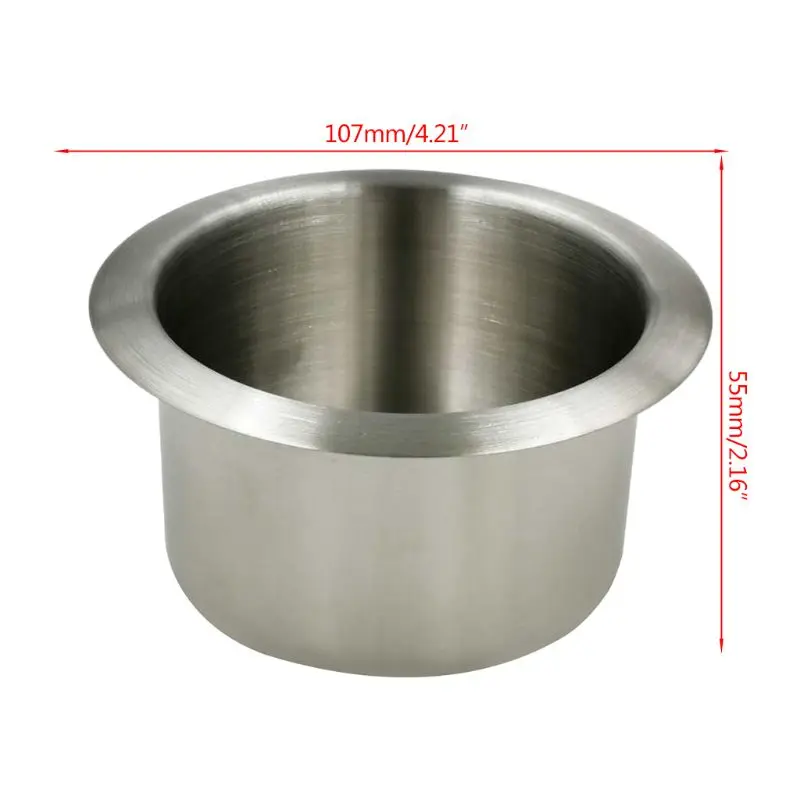 New 1 Pc Multifunction Stainless Steel Cup Drink Holder for Marine Boat Car Truck Camper RV Recliner Sofa Accessories