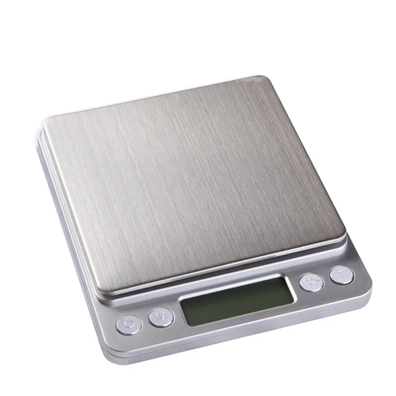 500g x 0.01g  Digital Kitchen Jewelry Scale Portable Mini Electronic Pocket Case Postal  Balance Weight Scale 0.01g With 2 Tray