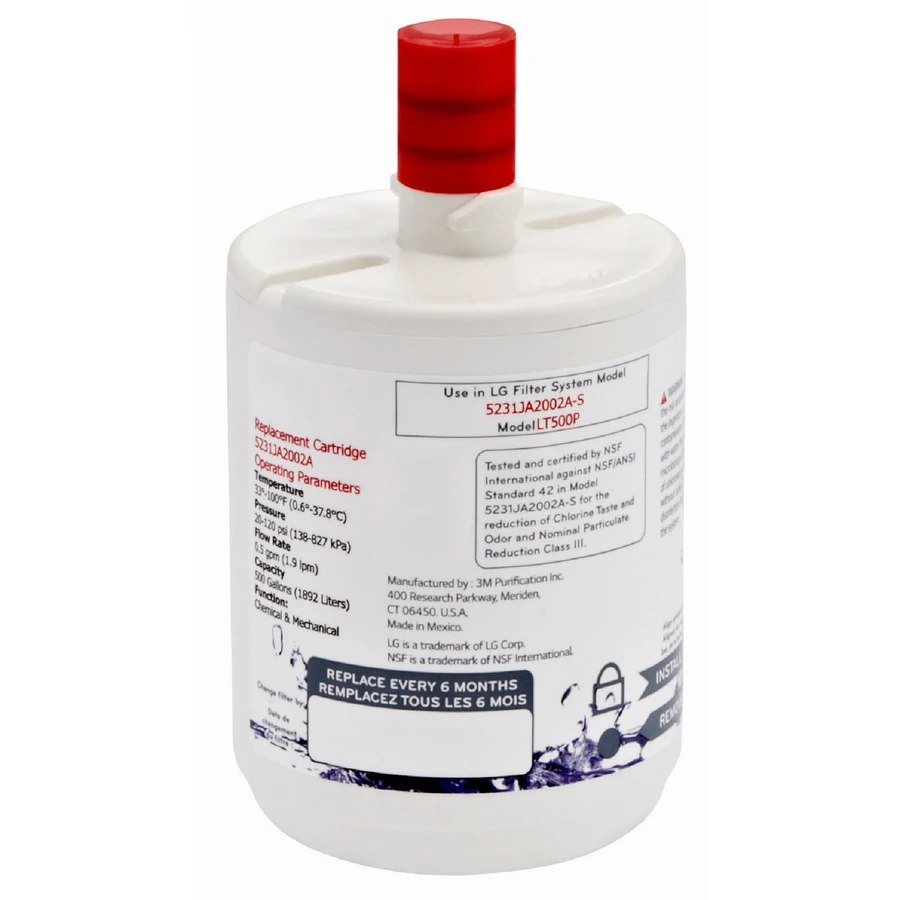 المطبخ المنزلية تنقية المياه فلتر الشرب المباشر Lt-500p الكربون الثلاجة تصفية استبدال ل Lg Lt-500p 1 قطعة