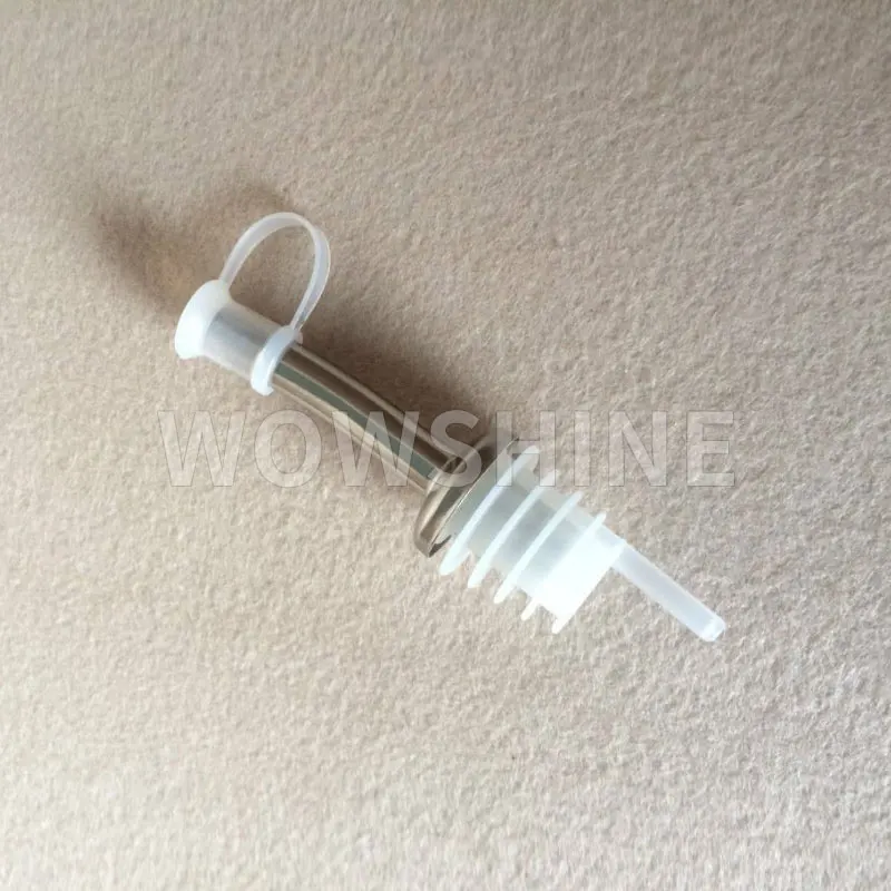 New white cap 20pcs stianless steel wine/ oil pourer liquid spout Free shipping New Arrival bottle pourer