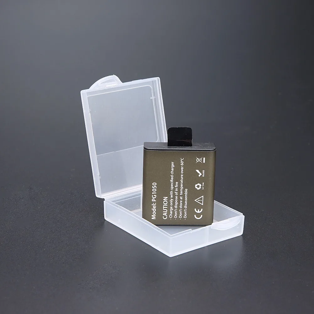 Batería AOPULY PG1050 EKEN para SJCAM SJ4000 SJ5000 sj6000 sj7000 sj8000 sj9000 H8 H9 Go Pro Hero, cámara deportiva M10 EKEN 4K H8 H9