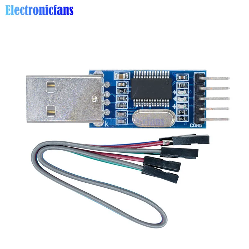 1Set Standard USB To RS232 TTL Converter Adapter PL2303 PL2303HXA Download Board Module 4Pin Cable for Arduino