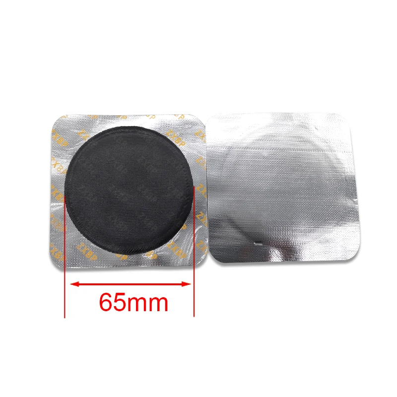 50pcs/65mm Circular natural rubber multifunctional tire patch Universal tire patch for inside and outside tyre car repair tool