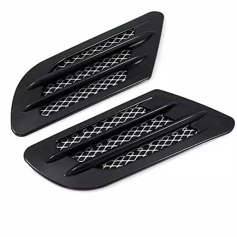 2 car shape DIY side grille decorative stickers FOR Mercedes-Benz A B C E S G M ML GLK  CL CLK CLS E GL R SL SLK SLS-class AMG