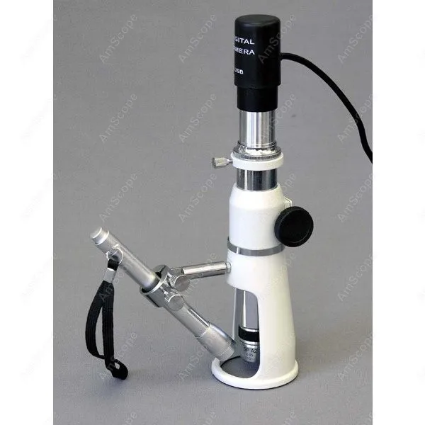 Measuring Microscope--AmScope Supplies 100X Stand / Shop / Measuring Microscope + Pen Light