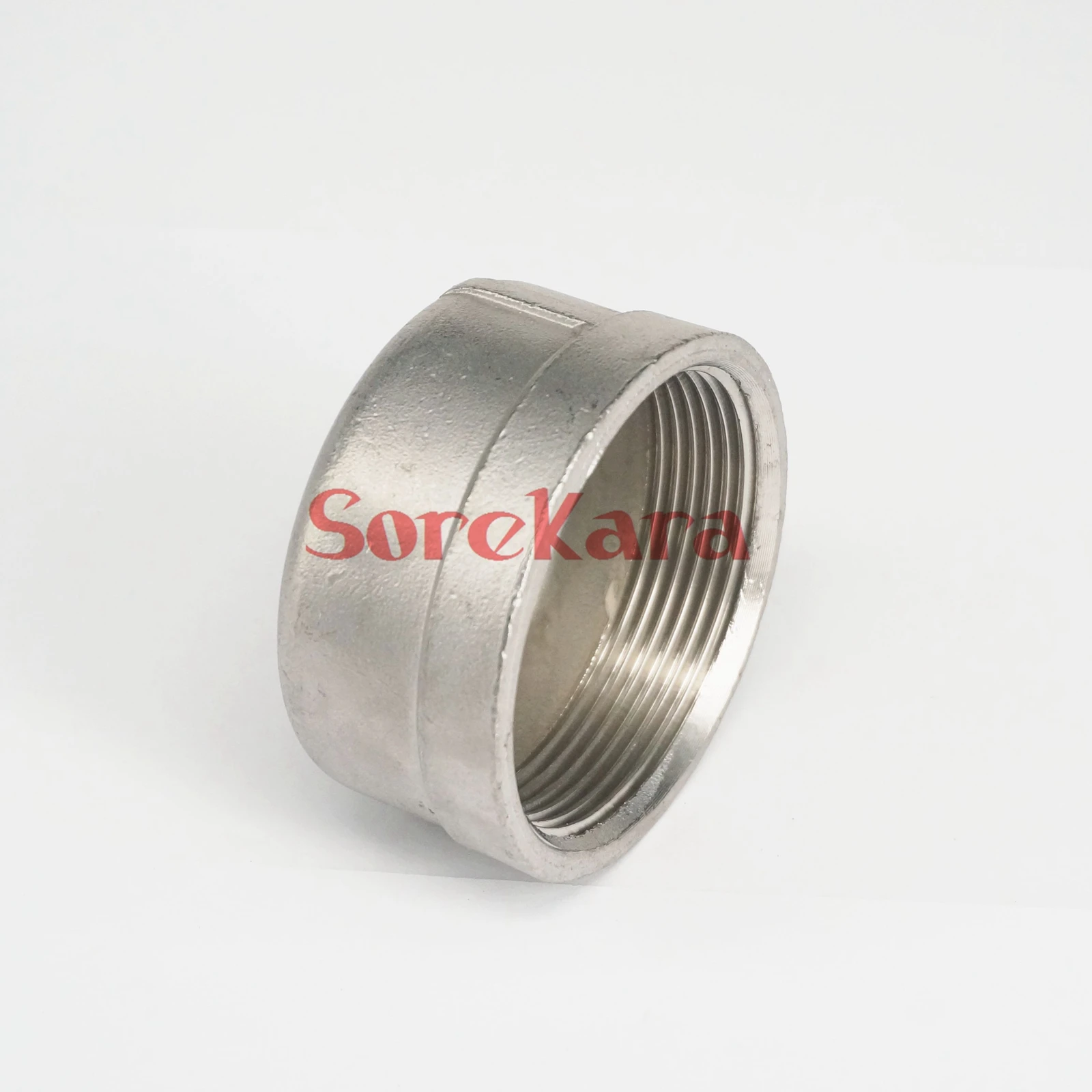 2" BSP Female Thread 304 Stainless Steel Pipe Fitting Countersunk Plug Round head socket Operating pressure 2.5 Mpa