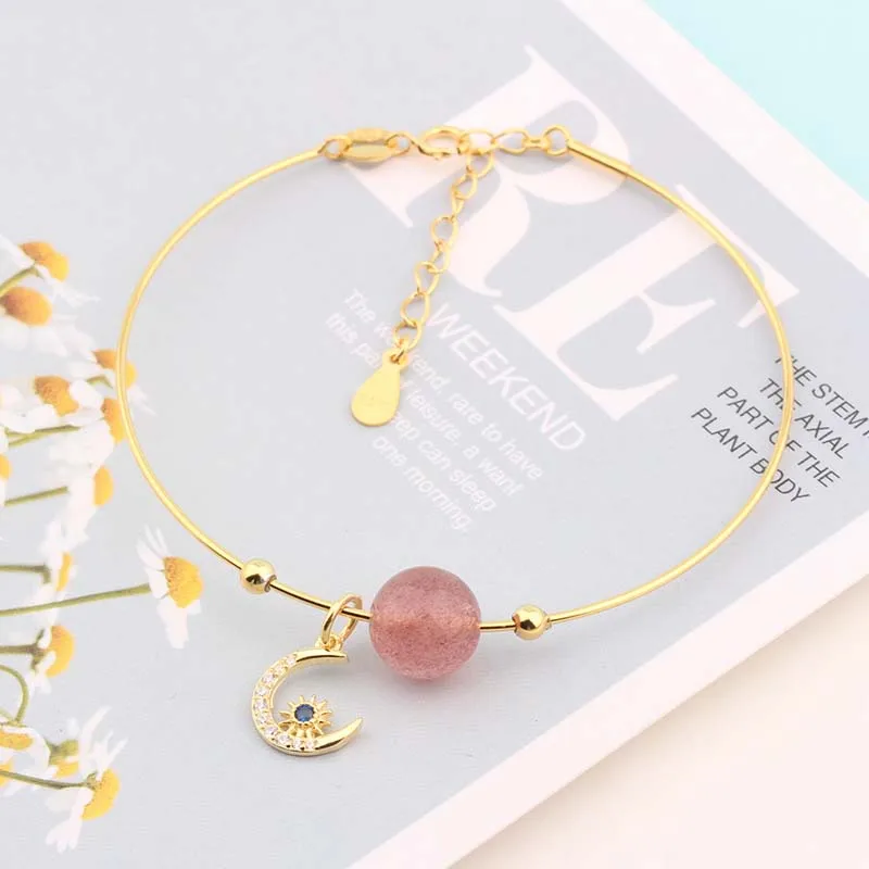 Genuine Real Pure Solid 925 Sterling Silver Bracelet Bangles Women Beads Hand Band DIY Jewelry Findings Beading Thread Bangle