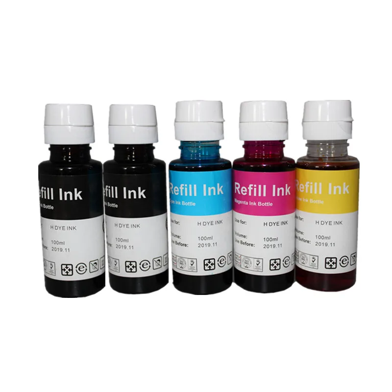 Compatible color dye Ink refill ink refill kit for HP 655 5820 Ink Advantage 3525 4615 4625 5525 6520 6525 printer