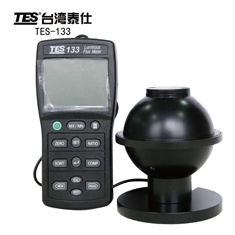 

TES-133 lux meter Handheld Luminous Flux Meter Light Tester Auto ranging from 0.05 to 7000 lumens