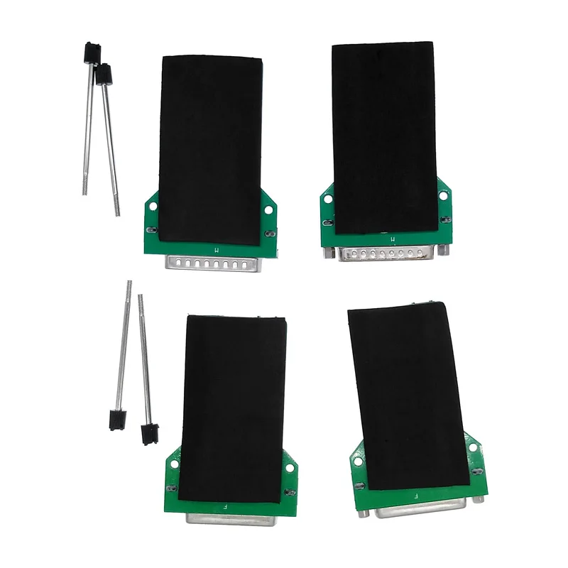 Db25 D-SUB 25pin terminal módulo de sinal pcb placa adaptador rs232 masculino conectores femininos