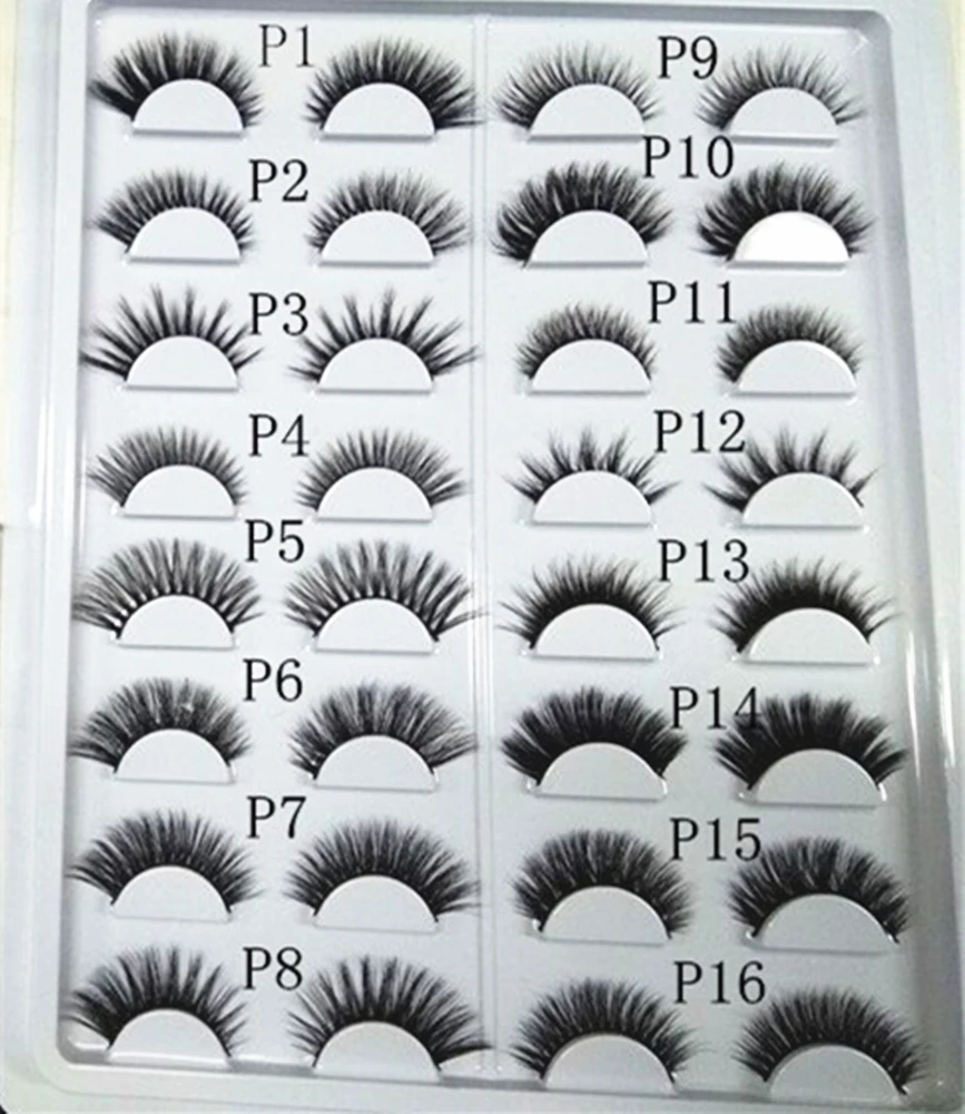 

100% 3D Top Luxury Mink Lashes 40Pairs/lot Eyelashes Extension Custome boxes Mix Style Please Let Us Message About P Catalogue