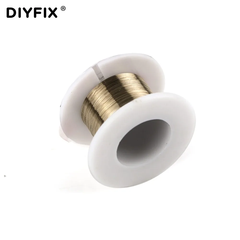 DIYFIX-herramientas de reparación de teléfonos móviles, separación de pantalla LCD de 0,06mm, línea de corte de alambre de 100M para iPhone y Samsung