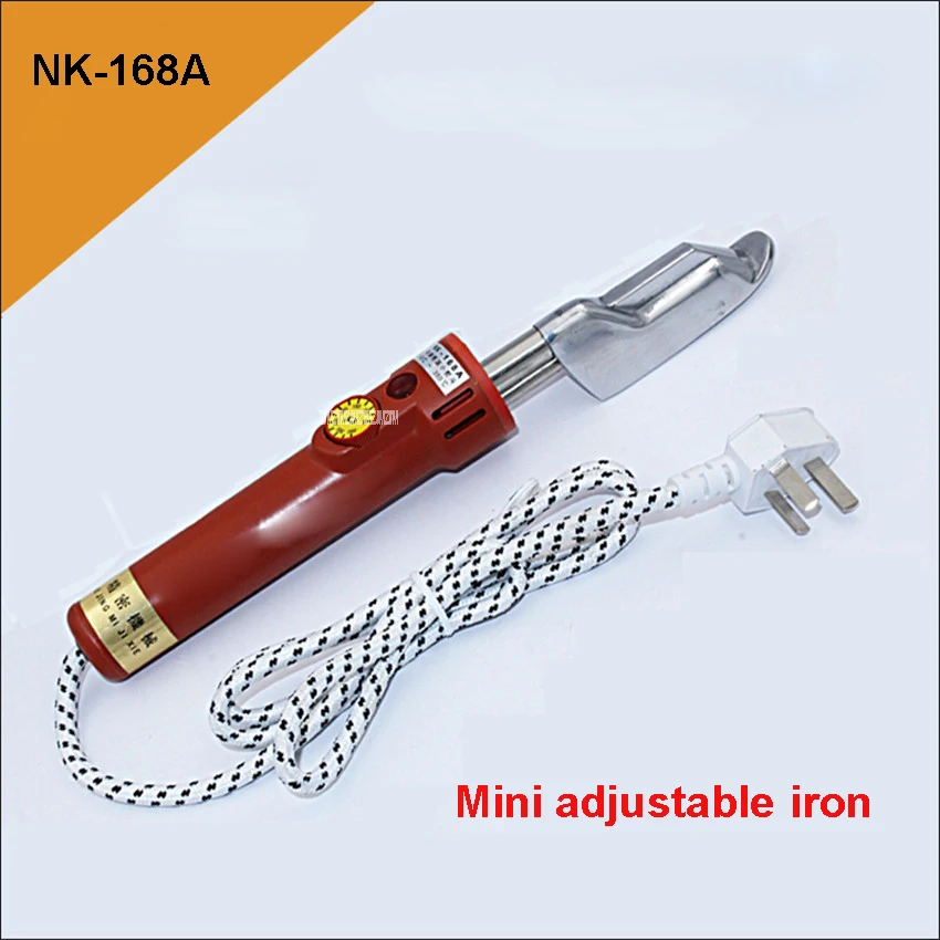 

6pcs NK-168A Mini adjustable thermostat small iron leather shoes wrinkle hot fighting bucket leather special Electric Irons 220v