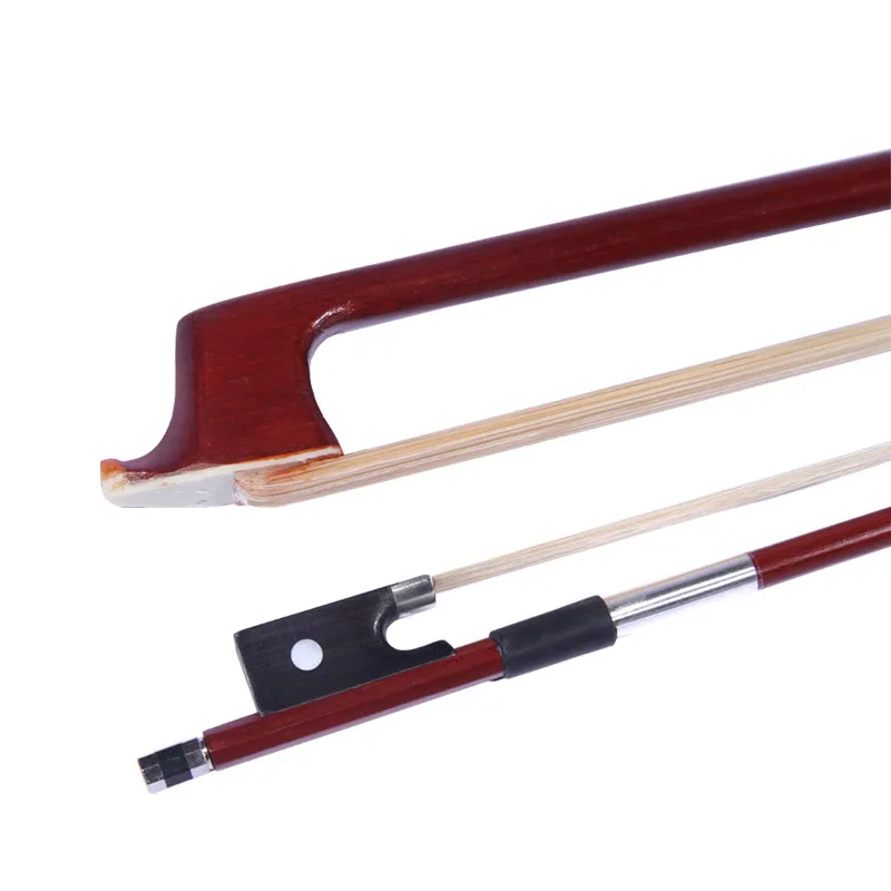 

Exquisite 4/4 3/4 1/2 1/4 1/8 Violin Bow Brazil Wood Ebony Frog Fiddle Bow Arbor Horsehair Violino Parts Accessories