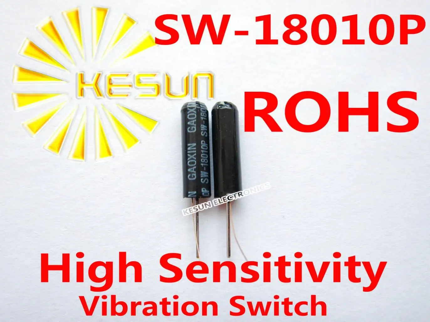 

1000PCS/LOT SW-18010P Sealed High Sensitivity Vibration switch / shaking switch / vibration sensor