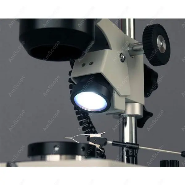 Microscope Darkfield + caméra 3mp, fournitures AmScope 10X-60X, bijoux, gemme