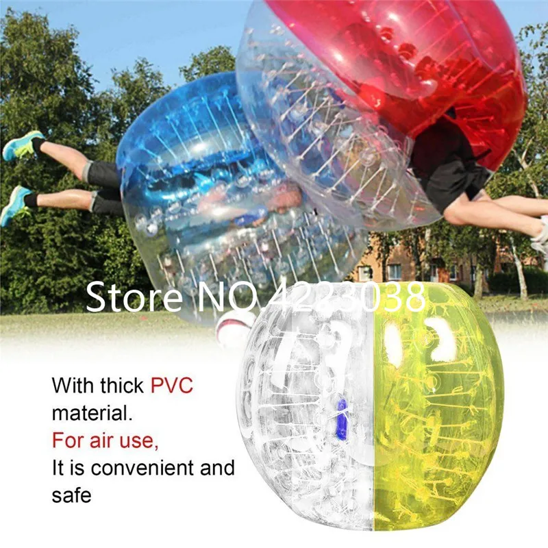 Boule de pare-chocs gonflable en PVC, ballon de football à bulles, Zorb, 0.8mm, 1.5m, livraison gratuite