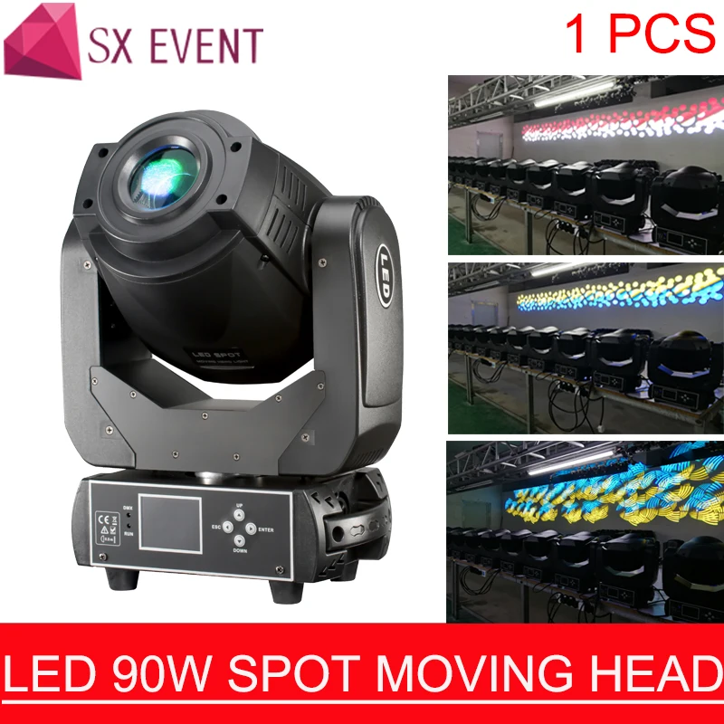 

LED Spot Lyre 90W Gobo LED Lyre Moving Head Light Spot Moving Head Light for Stage Theater Disco Nightclub Party