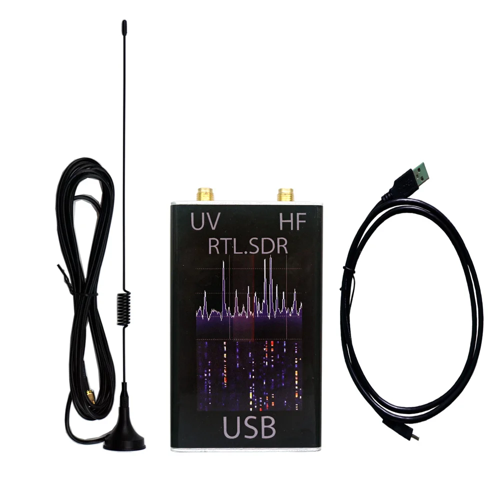 Ham Radio Ricevitore 100 KHz-1.7 GHz full Band UV HF RTL-SDR USB Tuner Ricevitore R820T + 8232 di Prosciutto radio Software Defined Radio