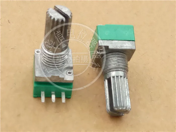 

20pcs RK097N 9011-type single joint potentiometer / B5K B2K sealed precision potentiometer handle length 15MM