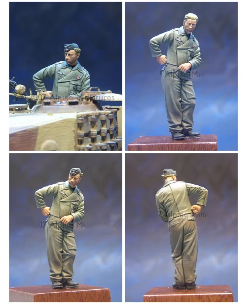 

Неокрашенный набор 1/35 танкиста на летней фигуре историческая Фигурка Набор из смолы