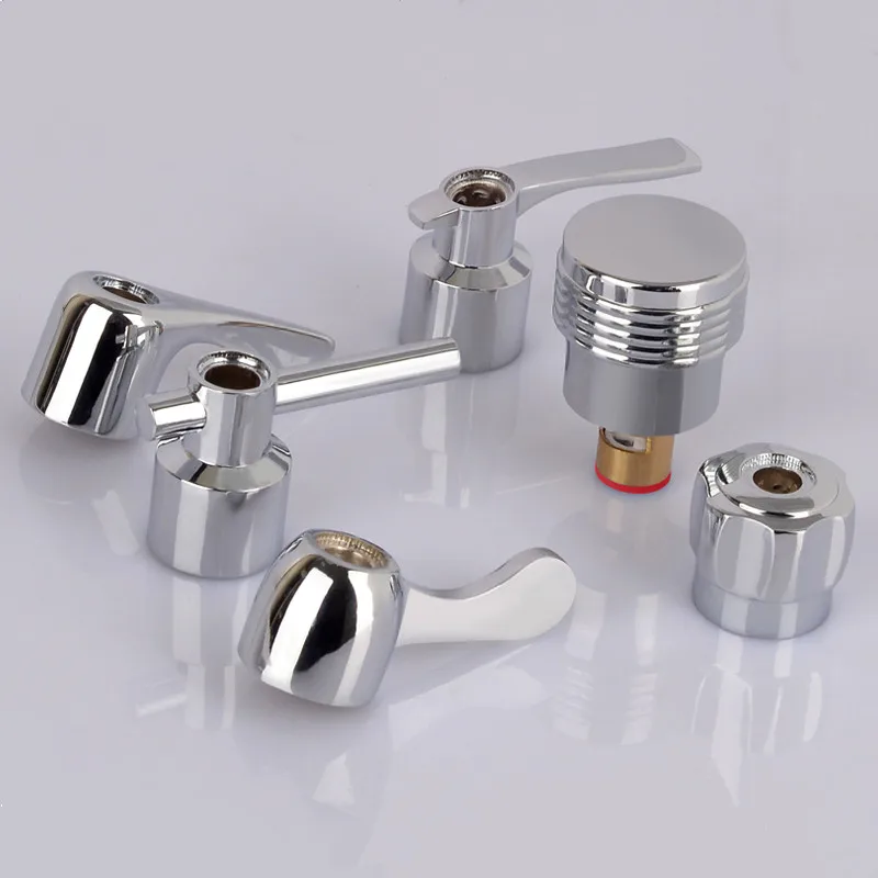 New Thicken Stainless Steel Faucet Handle Manual Switch Shower Water Valve for Faucet repair parts accessories