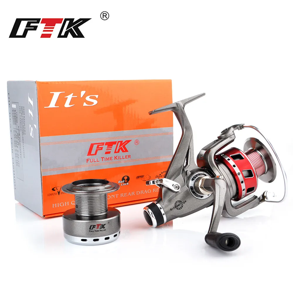 FTK Spinning Reel 5+1BB 4.6/5.0:1 2000-6000 Body Saltewater Carp Fishing Reel