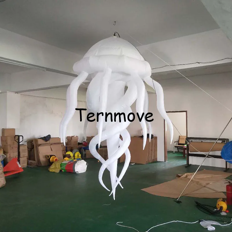 Lighting Inflatable Jellyfish for Party Decoration/ Giant Artificial Jellyfish Decorations cheap Inflatable jellyfish balloon