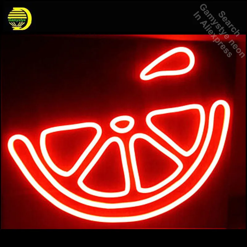 Decorations for Home Neon Sign Fruit neon Signs Glass Tube neon lights Recreation Room Windows Iconic Sign Neon Light LAmps Art