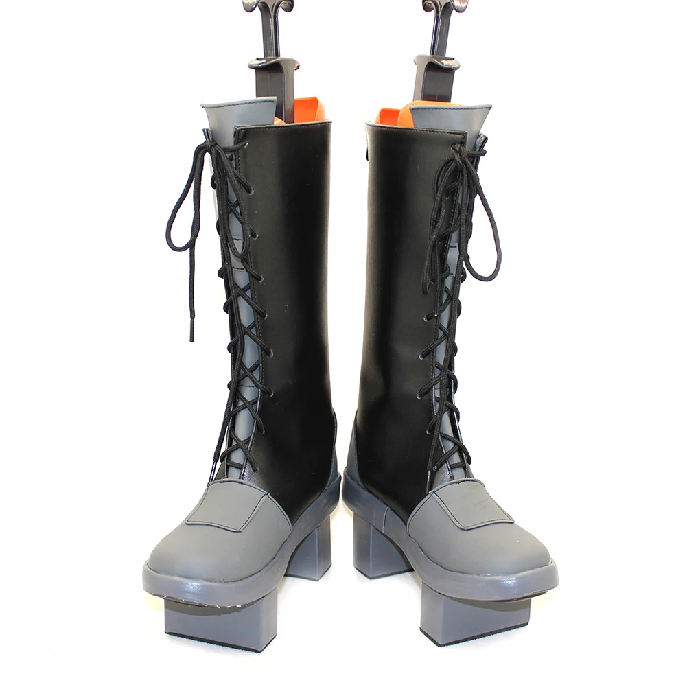 Brdwn V+ Womens Len Miku Rin Cosplay Calf Boots Custom Made Shoes