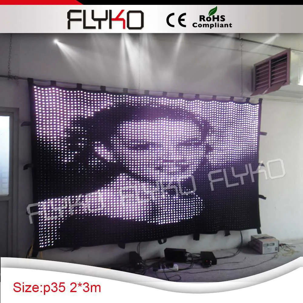 Free shipping Christmas High brightness stage background LED video wall