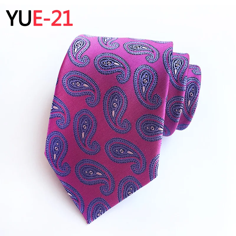 HOOYI Men Floral Neck Tie 8cm Business Ties for Men Wedding Necktie