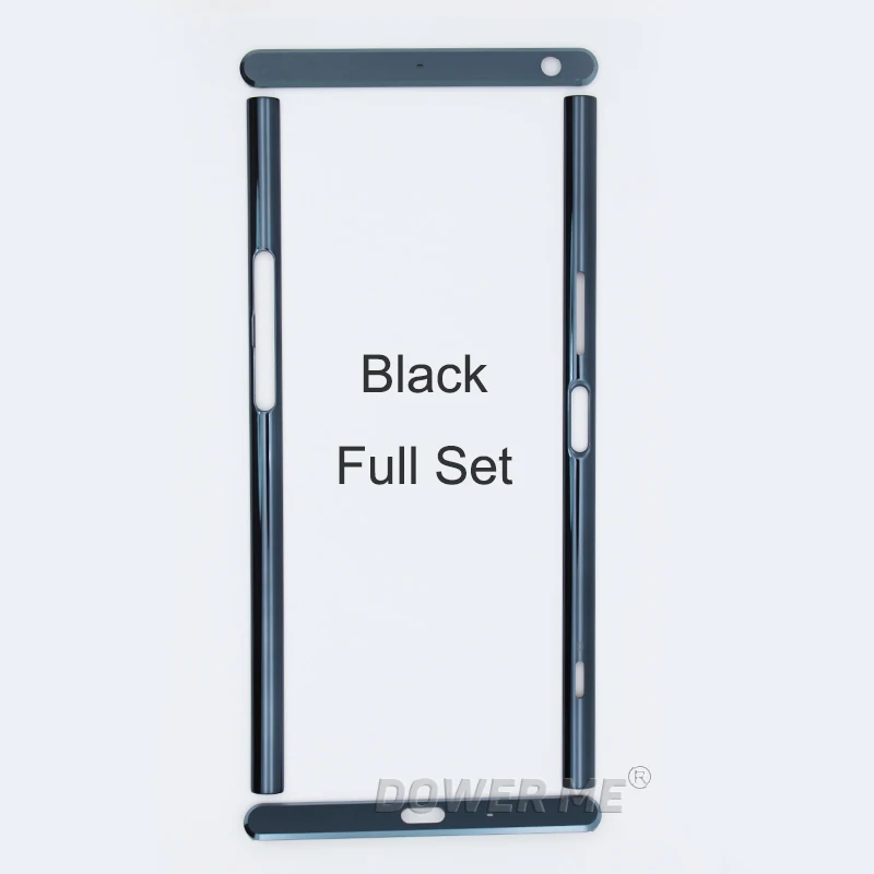 Aocarmo New Replacement Housing Metal Middle Frame Side Parts For Sony Xperia XZ Premium XZP G8141 G8142 5.5inch