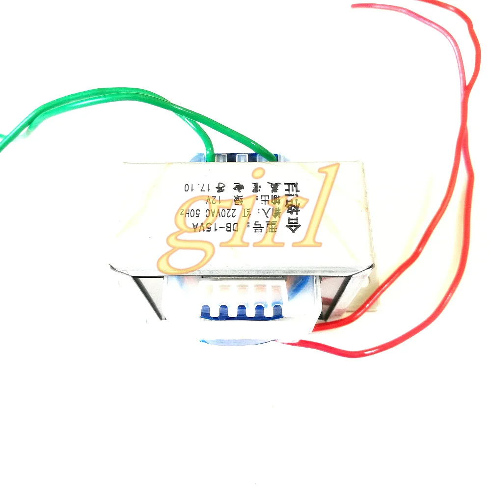 EI 15W 12V transformer 15VA 220V to 12V power transformer AC AC12V 1.25A