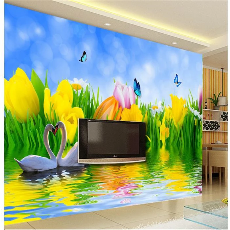 beibehang 3d stereoscopic wallpaper Fashion Mural custom personalized wallpaper mural TV wall painted backdrop wallpaper